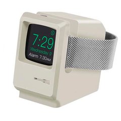 Силіконовий тримач для зарядки Apple Watch (білий)