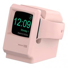 Силіконовий тримач для зарядки Apple Watch (рожевий)