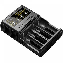 Зарядний пристрій для акумуляторів Nitecore SC4 (4 канали, Powerbank)