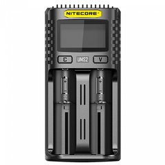 Зарядний пристрій для акумуляторів Nitecore UMS2 (універсальний, micro-USB)