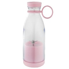 Портативний бездротовий блендер пляшка DM-518 (1200 мАг, 380 мл, рожевий)