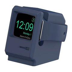 Силіконовий тримач для зарядки Apple Watch (синій)